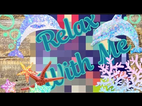 ASMR VISUAL & SOUND TRIGGERS: MERMAIDS 🧜‍♀️ STICKER PUZZLE #659