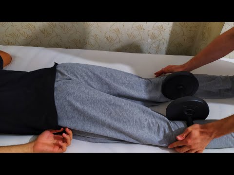 ASMR Relaxing LEG Massage | BACK Massage and NECK Massage