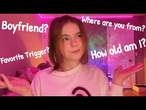 ASMR WHISPERED Q&A! Answering your questions