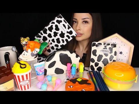 İLGİNÇ KIRTASİYE MALZEMLERİ YEDİM (WOOHOOBOX) TÜRKÇE ASMR MUKBANG