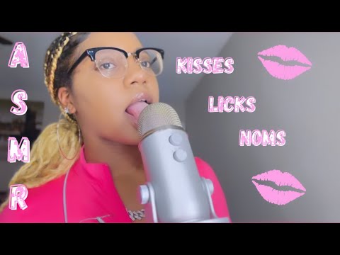 ASMR ✮ 500% SENSITIVITY ON THE MIC ( Kisses, Mouth Sounds, Lickz)