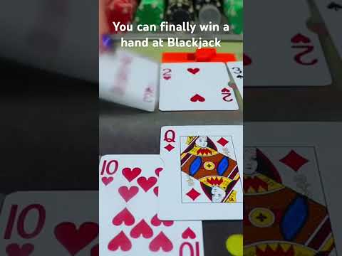 You can finally win at Blackjack.. #blackjack #casino #asmr #shorts