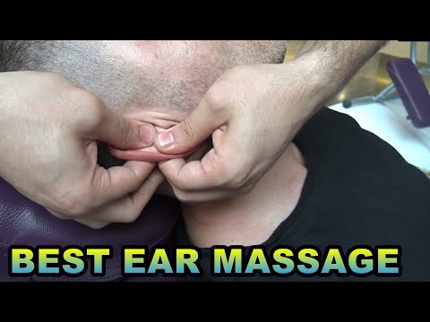 ASMR BEST EAR MASSAGE BY BERKANT & chair face, eyebrow, nose, throat, head, massage &sandalye masajı