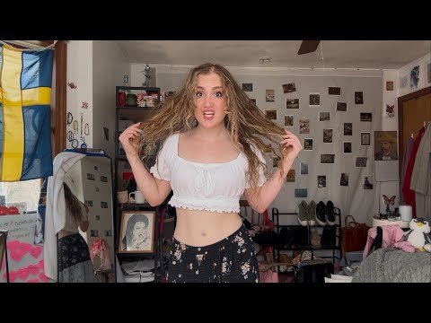 i’m making bad choices… hot & bothered grwm | Positive Affirmations & get dressed w/ me [frantic]