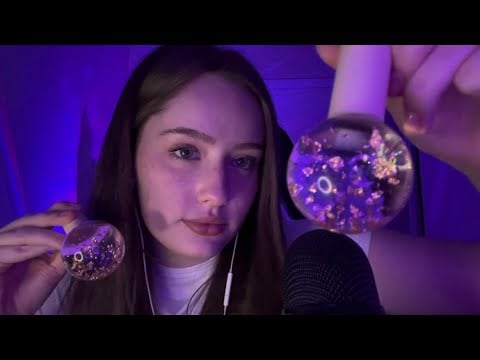 ASMR PRA QUEM AMA SONS MOLHADOS! 💦 (ice globes, conta gotas, gloss..)