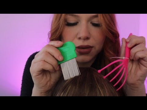 ASMR - Tu AMIGA te saca los PIOJOS