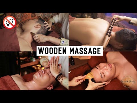MASTER MASSAGE 🟡 WOODEN TOOLS and BRILLIANT ASMR Tingles 🟡 ASMR DEEP SLEEP (No Talking)