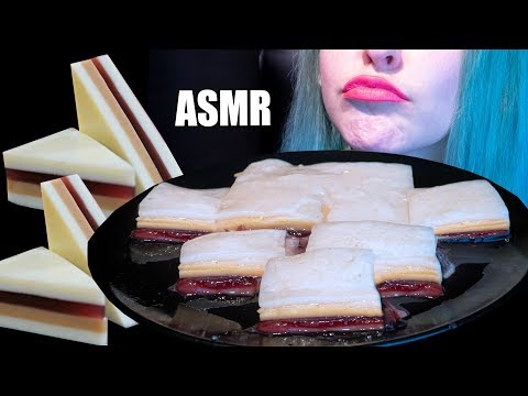 ASMR: SMOOTH PB & J "JELLO" SANDWICH | Trying This Wobbly Jello Recipe [Fail] 🥪 [No Talking|V]😻