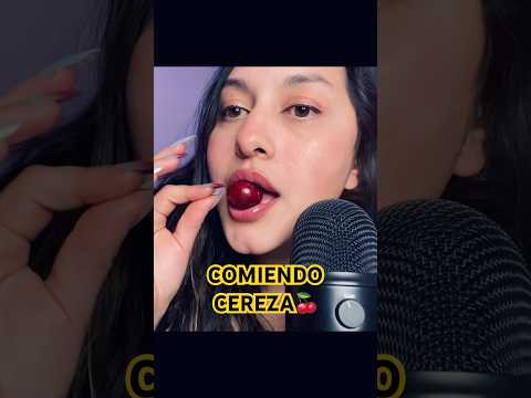 Sonido crujiente 🍒 #asmr #relax #susurros #asmrcommunity #love #youtubeshorts #mouthsounds