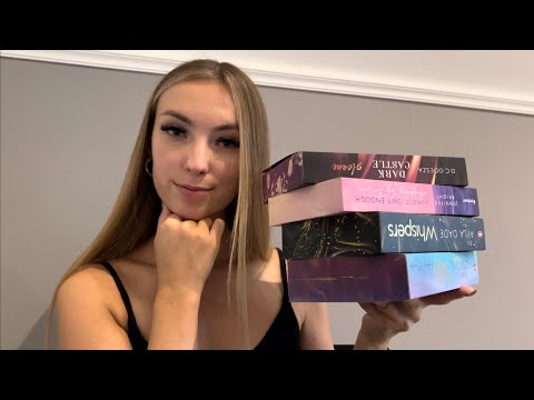 ASMR | BOOK HAUL📚 (book tapping, close-up reading…) german/deutsch