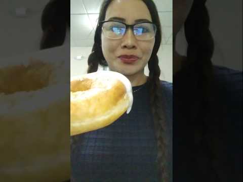 ONE TIME BITE MR DONUT #food #everyone #shortsfeed #food #challenge #donuts #eating