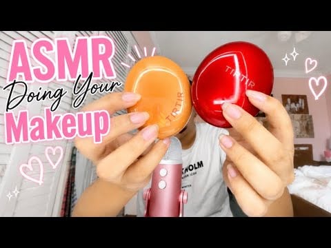 ASMR Full Face Makeup on You 💗