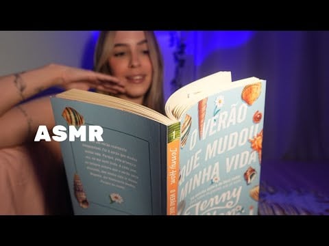 ASMR LEITURA- lendo o verão que mudou minha vida com vocês ❤️