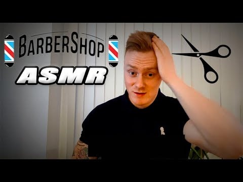 ASMR Barbershop Roleplay ✂️ Snips, Sprays, Whispers ✂️