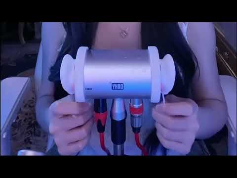 4 Triggers ASMR: Goose Feather, Cotton Swab, Puffy Ball & Gloves / 1Hr (No Talking)