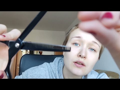 ASMR Plucking Away Your Negative Energy with SCISSORS ✂ Visual & Sound Triggers