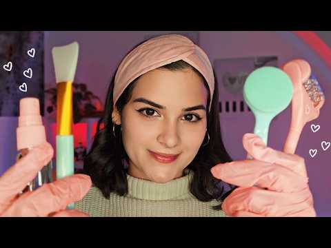 ASMR LIMPEZA DE PELE (Limpeza, Remoção de Cravos e Massagem)