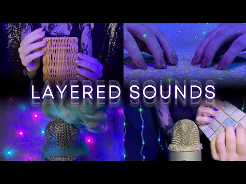 ASMR Layered Sounds✨for sleep😴(No talking,No mouth sounds)