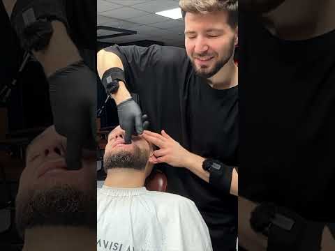 Watch the full video on my channel😉🎥 #asmr #asmrbarber #massage #relax #haircut #barbershop