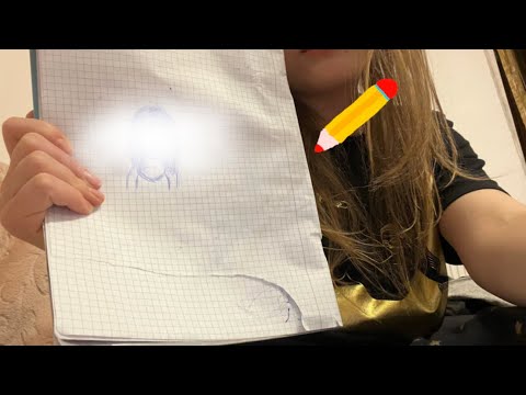 ASMR drawing you 