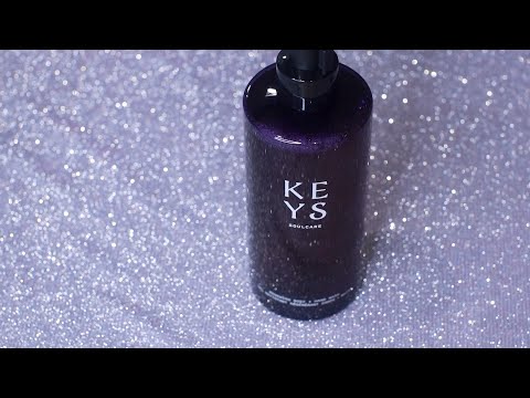 Alicia Keys Body Wash ASMR UNBOXING BOTTLE TAPPING