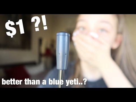 i tried ASMR with a $1 MIC..