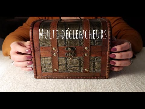 ASMR 🎧 Multi déclencheurs dans la boite ✨ Sons et chuchotements pour se détendre