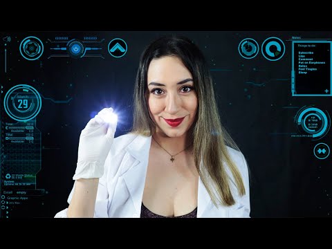 ASMR Cranial Nerve Exam Soft Spoken 🤖 Eye Test - Ear Exam - Doctor Roleplay ✨ASMR en ESPAÑOL