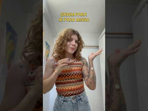 GRWM para ir para missa #foryoupage #fy #asmr #relax #asmrvideo #grwm #arrumesecomigo #grwmroutine