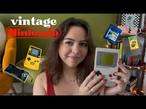 ASMR | VINTAGE NINTENDO COLLECTION 🎮❤️
