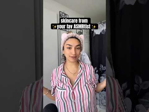 ASMRtist skincare care routine 😘 #asmr #skincare