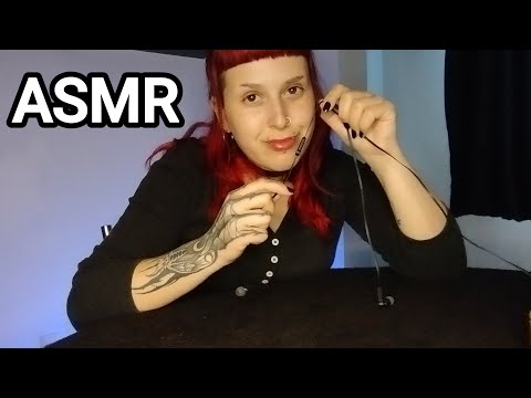 ASMR Lofi | GATILHOS RAROS NO MIC FONE DE OUVIDO (earphone mic triggers)