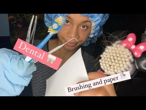 ASMR - Bestie plays dentist real quick while Brushing your hair (Sera)