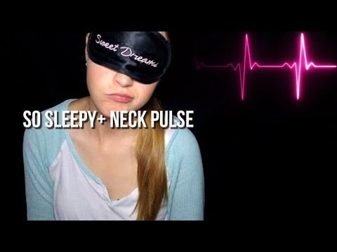 Heartbeat While Sleep Deprived + Visual & Audio Heartbeat [ASMR]