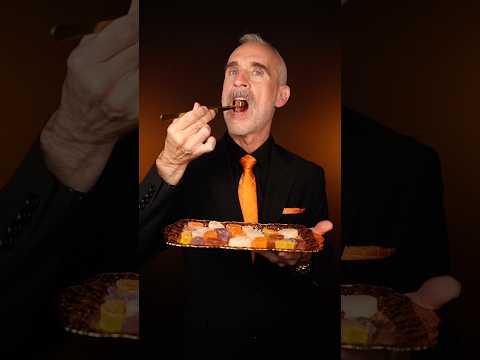 Trying Halloween crystal candy #asmr #candies