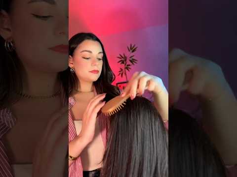 POV: você deixou eu cuidar do seu cabelo #asmr #shorts #asmrshorts