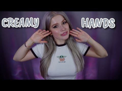 ASMR Creamy & Dry Hands Sounds For Stress Relief 🤍 Fingers Snapping, Whispers, Nails Tapping ✨