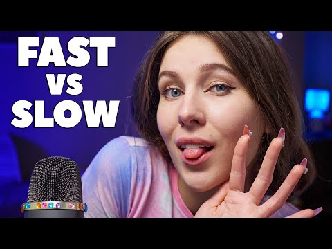 FAST or SLOW ❓👄 Mouth Sounds ASMR