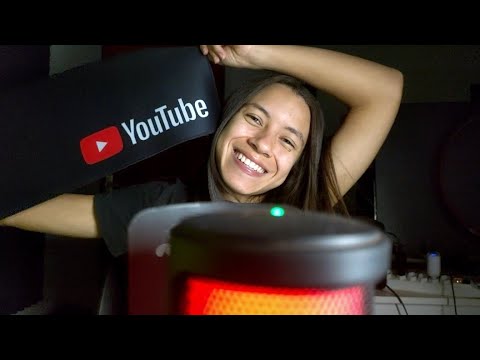 ASMR GANHEI UM PRESENTE DO YOUTUBE 🔴🔻🎁