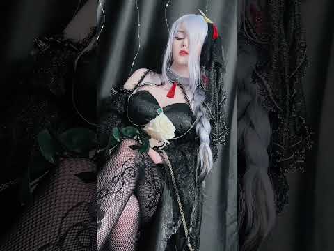 🤍Shenhe in dress 🖤 Cosplay #animecosplay #cosplay #cosplayer #cosplaygirl #shenhe #genshinimpact