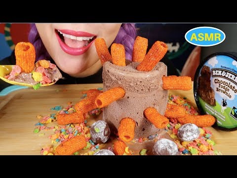 ASMR 벤앤제리 초콜렛 퍼지 브라우니 아이스크림 먹방 |BEN&JERRY's CHOCOLATE FUDGE BROWNIE ICE CREAM |アイスクリームCURIE. ASMR