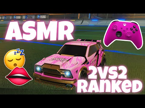 ASMR Français • CHUCHOTEMENT ET BRUITS DE MANETTE EN RANKED 2VS2 SUR ROCKET LEAGUE 😴