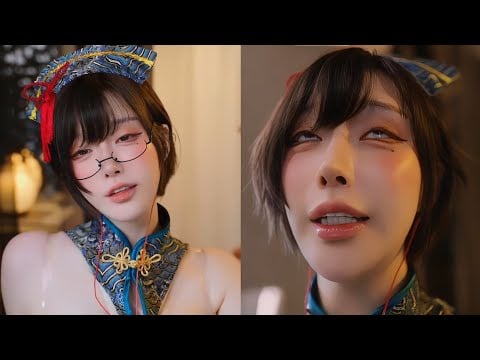 ASMR relax shop I   捂耳 弹舌 口腔音 颜艺 吹气的声音🧡🧡