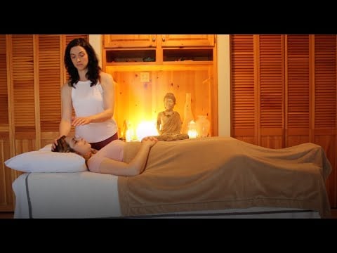 ASMR: Reiki for Pain Relief w Hand Movements, Singing Bowl, Rattle & Feather