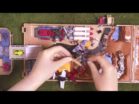 SURGICAL  GLOVES✋🤚  PLAYFUL with MICRO MACHINES 🚁🚒🚒 [[ASMR]]