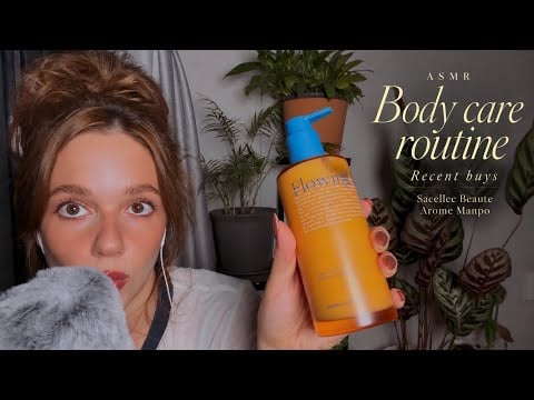 ASMR | A Little Body Care Haul 🤍 Sacellec Beaute & Arome Manpo