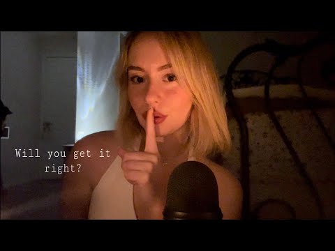 ASMR Guess the Trigger ✨soft spoken ✨