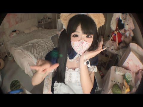 Cute Girl Sleepy ASMR | Relaxing Scraping, Tapping & Triggers