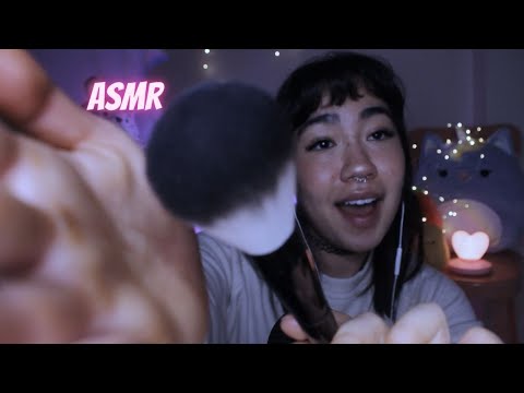 ASMR | Tocando no seu ROSTO até você DORMIR (enquanto SUSSURRO no seu OUVIDO)