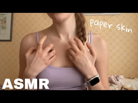 ASMR 1 min My Skin is Paper (tapping)